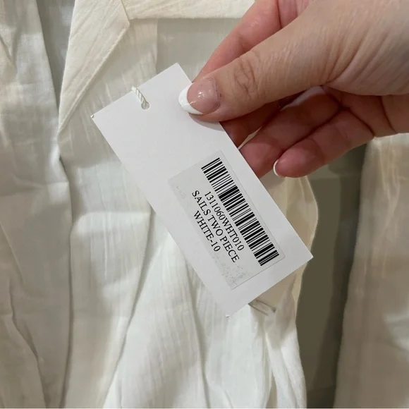 NWT Reformation Sails Linen Two Piece Skirt Set - Picture 4 of 6